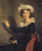 Elisabeth-Louise Vigee-Lebrun Self-Portrait painting